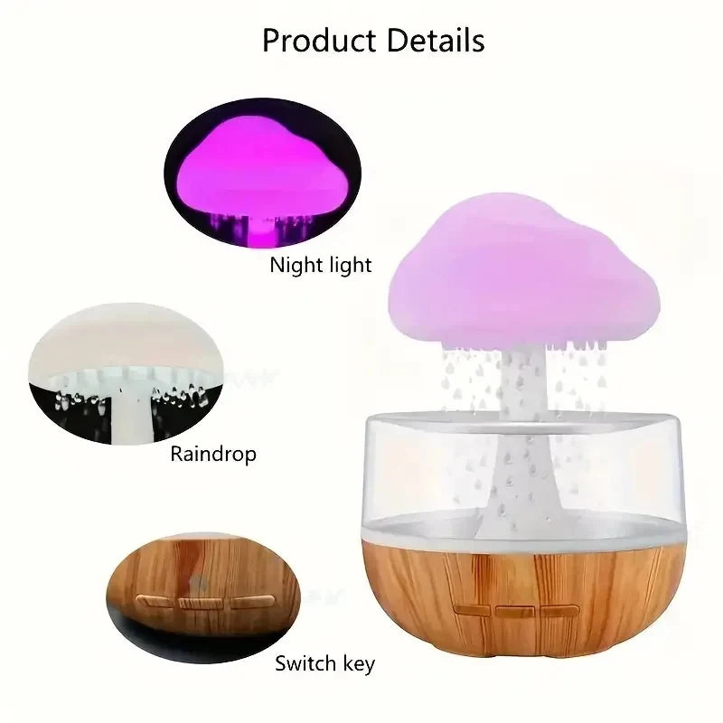 Colorful Rain Cloud Humidifier